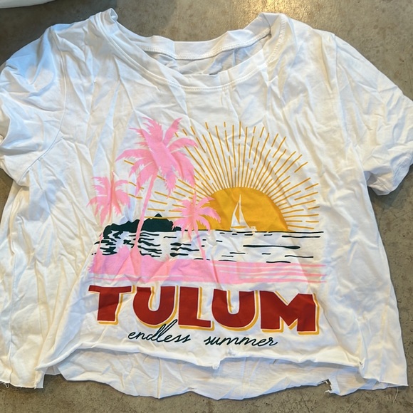 Tulum Crop Tee - Picture 2 of 3